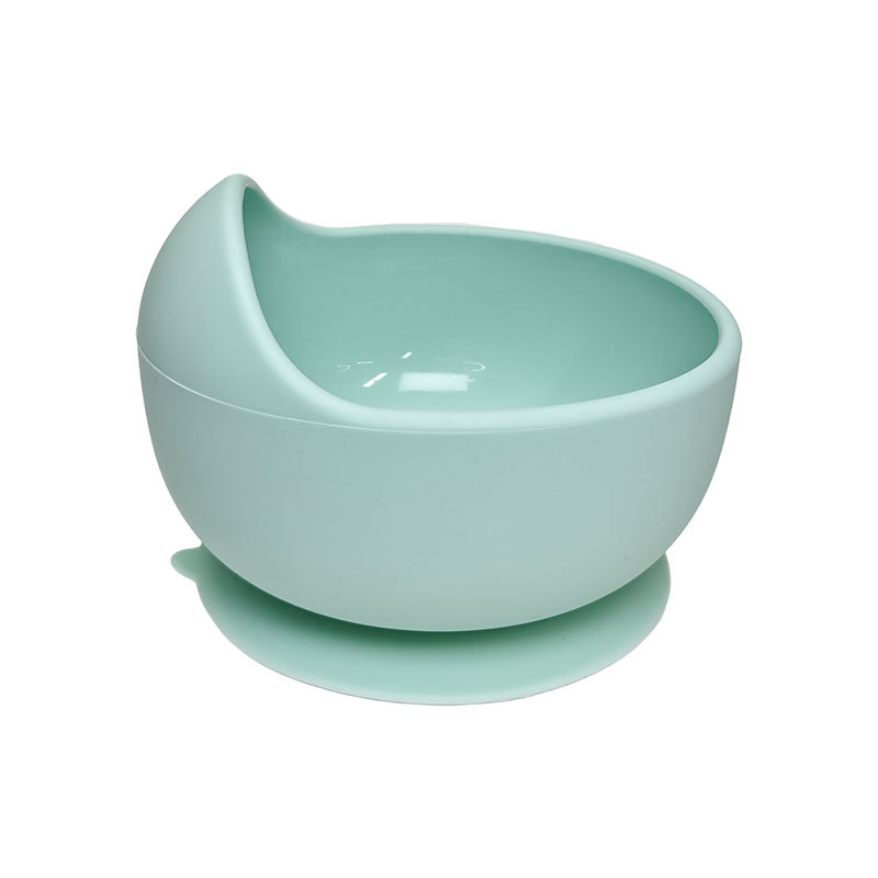XLEE源头厂家宝宝学吃饭训练辅食碗硅胶儿童餐具一体式婴儿专用